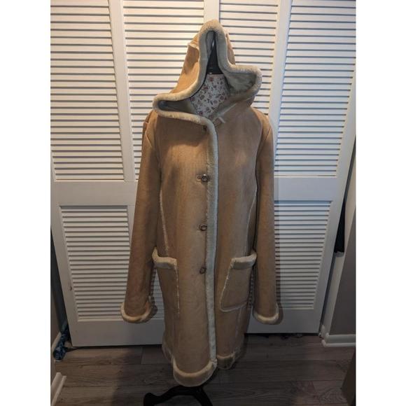 Tally-ho faux suede and Sherpa coat - Picture 5 of 8